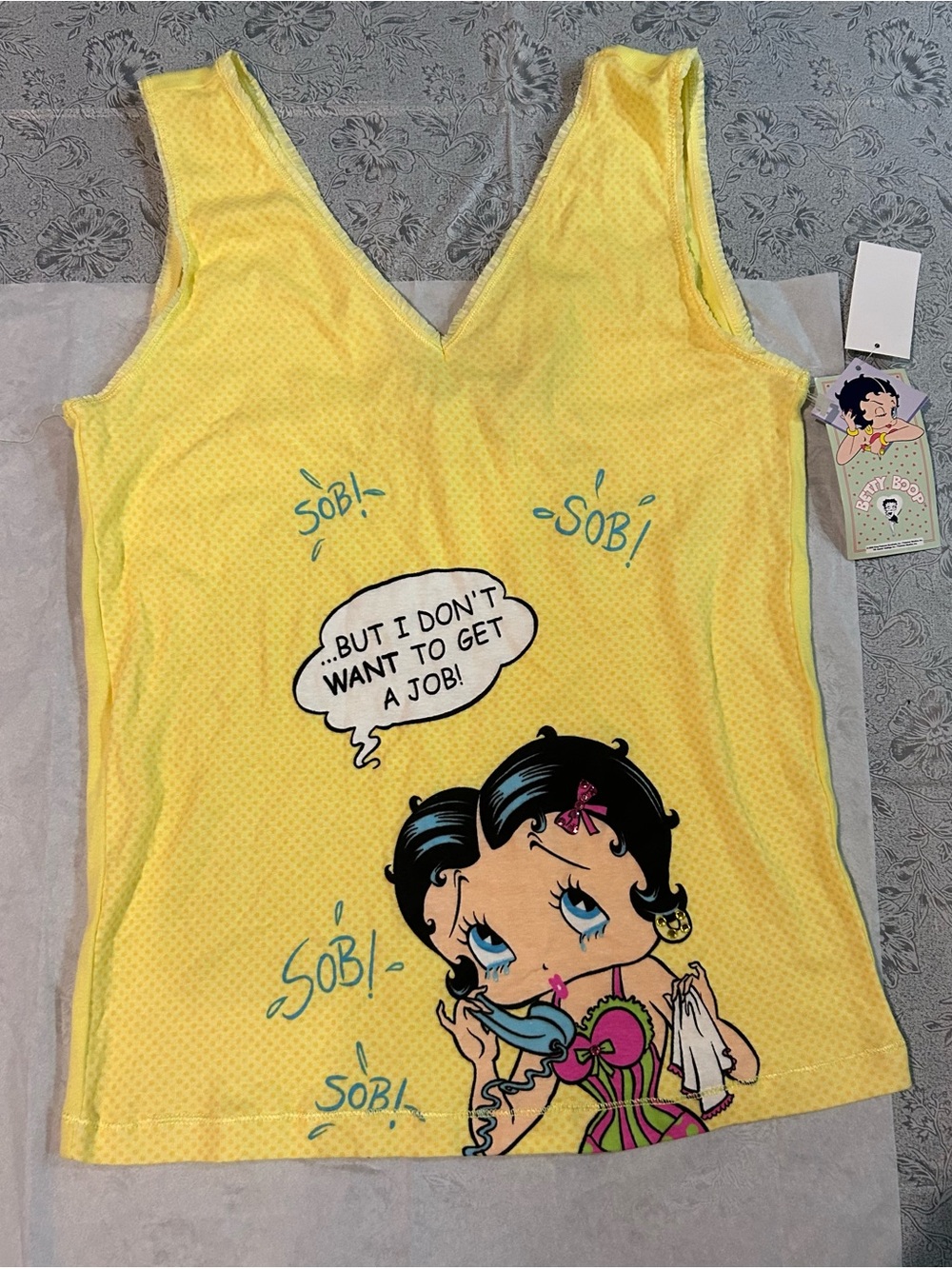 Betty Boop graphic tank top
